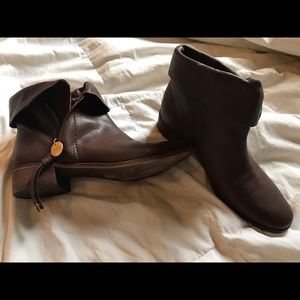 See By Chloe brown leather booties